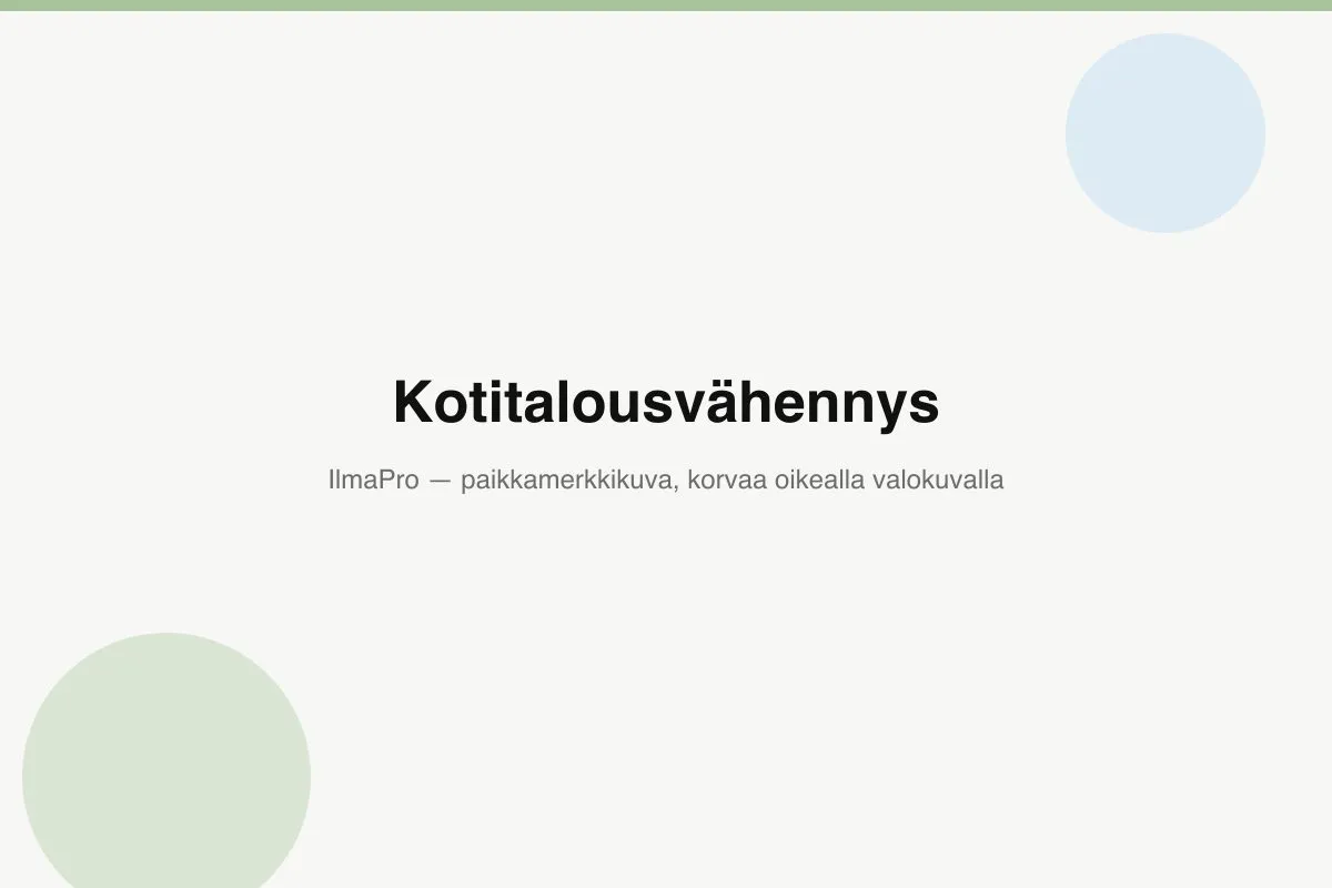 Laskin ja kuitteja pöydällä valoisassa kodin työtilassa